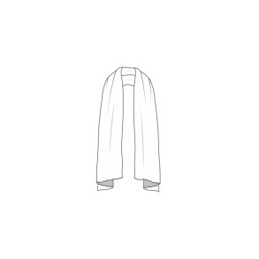 By Basics - 1024 scarf-one layer - granite