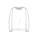 By Basics - 4068 sweather w/small turtleneck l/s - raw white/earth melange