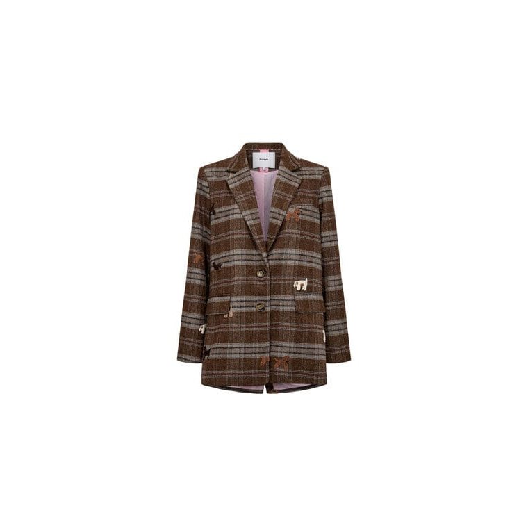 N�MPH - NUEZMA OVERSIZE BLAZER - Kelp