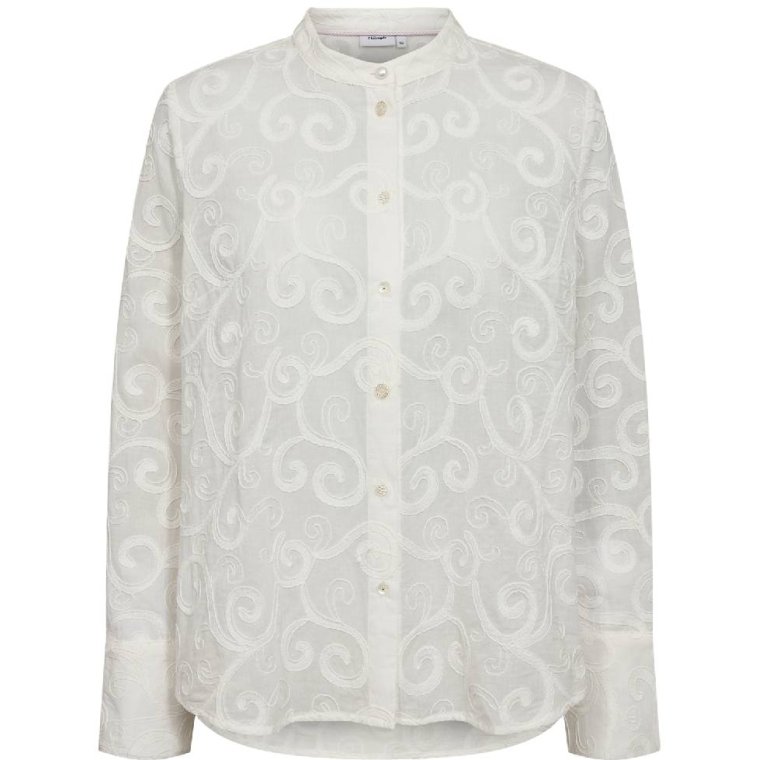 NMPH - NUTULKA BLOUSE - Bright White