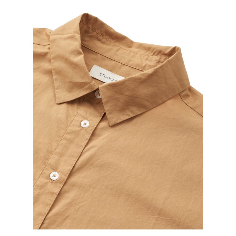 Studio Feder - CECILIA SHIRT - POPLIN - NUT