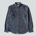 LAKOR - ORGANIC DENIM SHIRT - dark blue