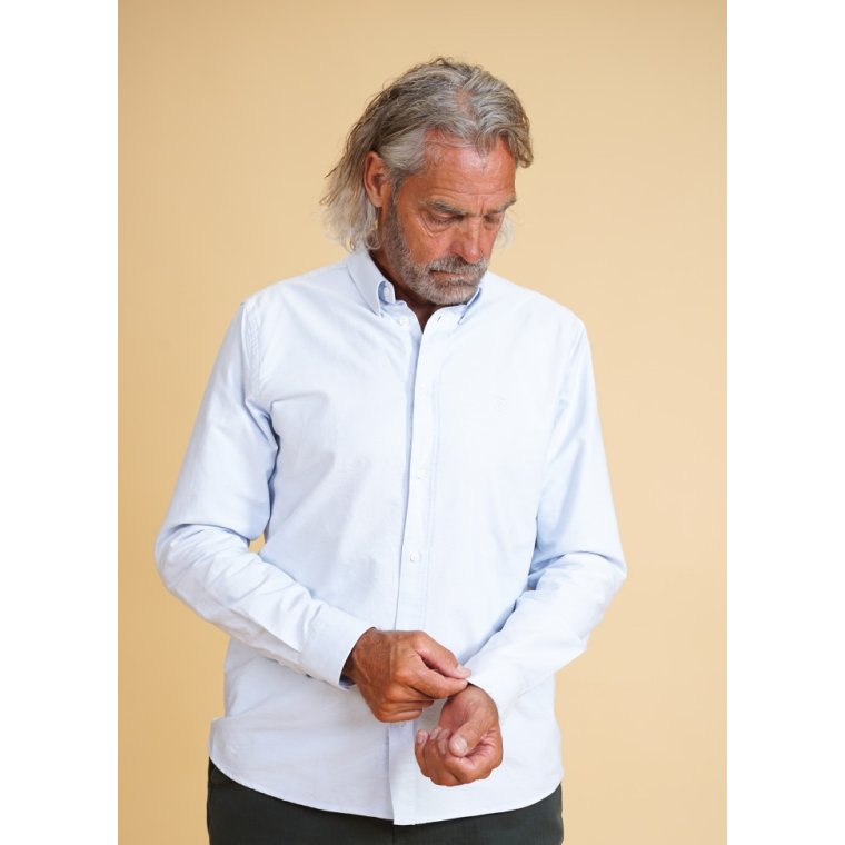 ELSK - OXFORD MEN'S BD SHIRT - LIGHT BLUE