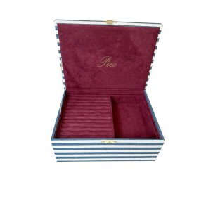 Pico - Giant Jewelry Box - navy stripe