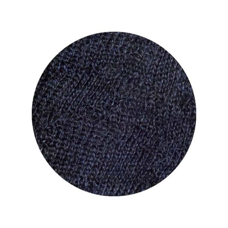 By Basics - 1504 Bubble Wool wrist warmer - midnight blue melange