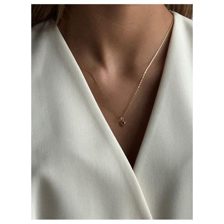 PICO - Cupid Heart Pendant - Forgyldt