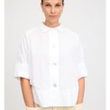 OWN By Basics - 13038 lab coat blouse - white