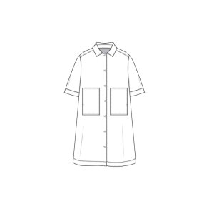 OWN By Basics - 11026 coat dress - bark