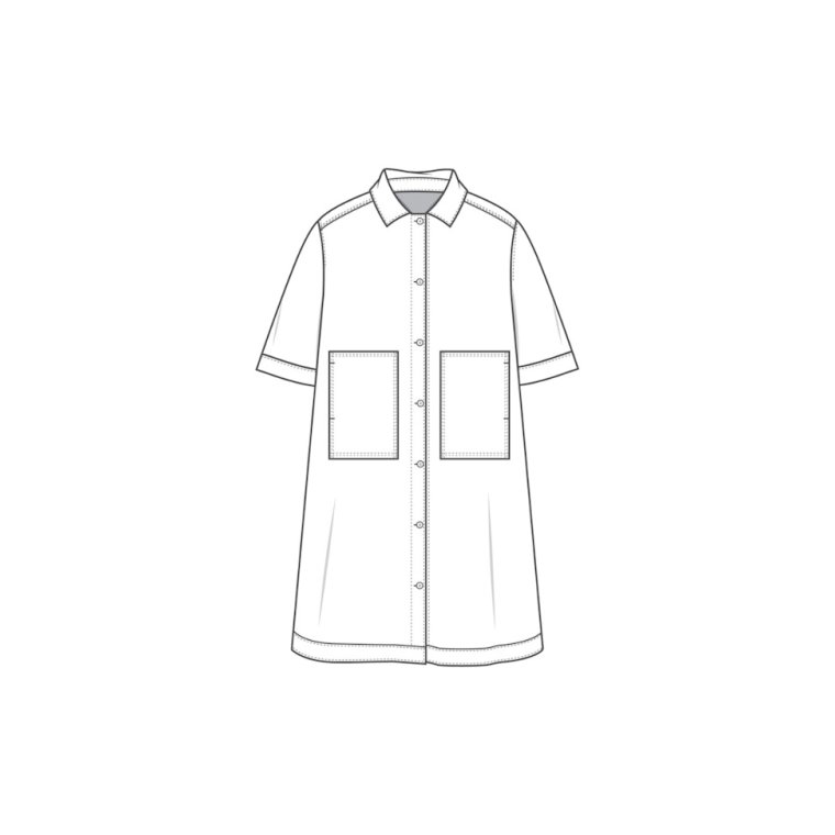 OWN By Basics - 11026 coat dress - bark