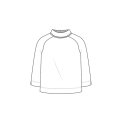By Basics - 4073 blouse w saddleback - sand melange