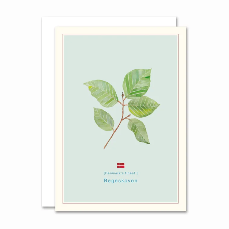 All By Voss - Foldet kort, Danish - B�geskoven