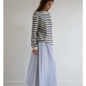 Studio Feder - AGNES SKIRT - COT/LIN - CLASSIC STRIPE