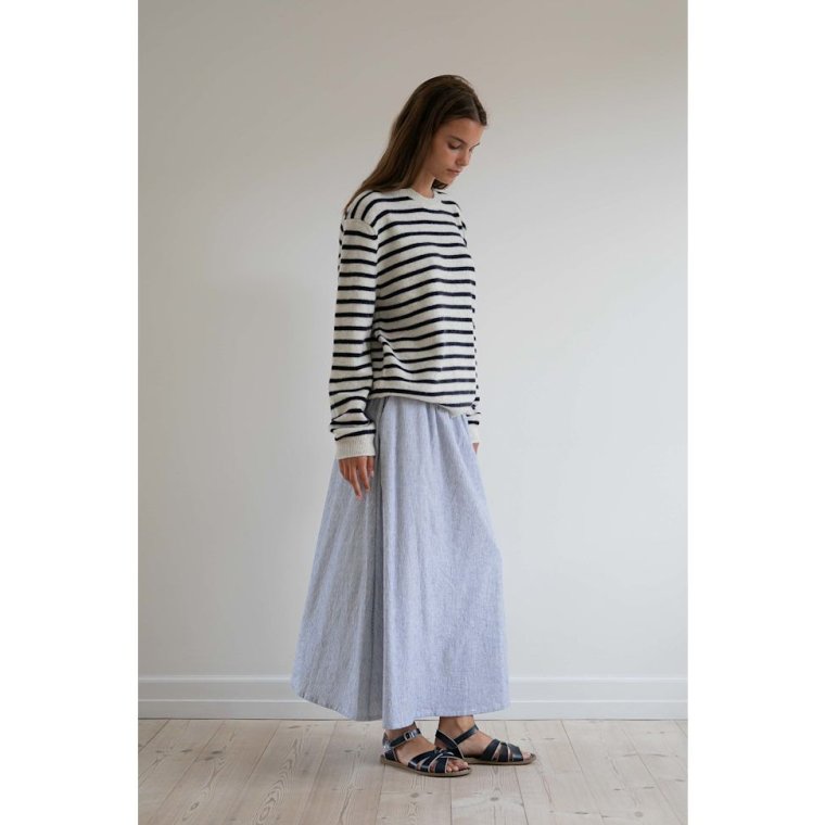 Studio Feder - AGNES SKIRT - COT/LIN - CLASSIC STRIPE