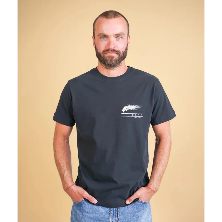 ELSK - ST�RK VIND CH MEN'S BRUSHED T-SHIRT - Black