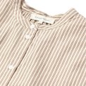 Studio Feder - ISOLDE SHIRT - COTTON - BROWN BEACH STRIPE