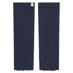 By Basics - 1014 wrist warmer - midnight blue melange