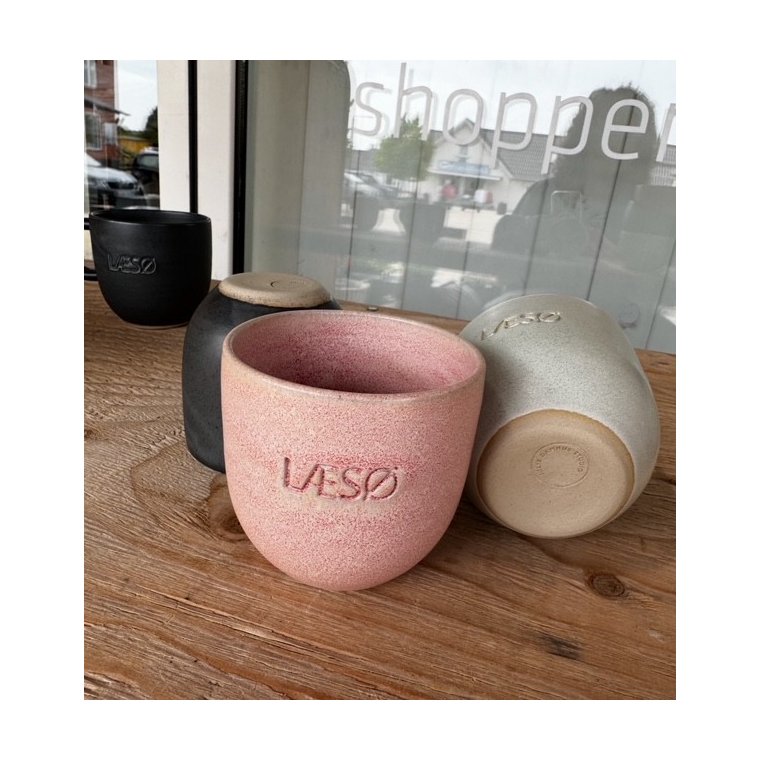 Julie Damhus Studio - Ls keramik kop u/hank - Rosa