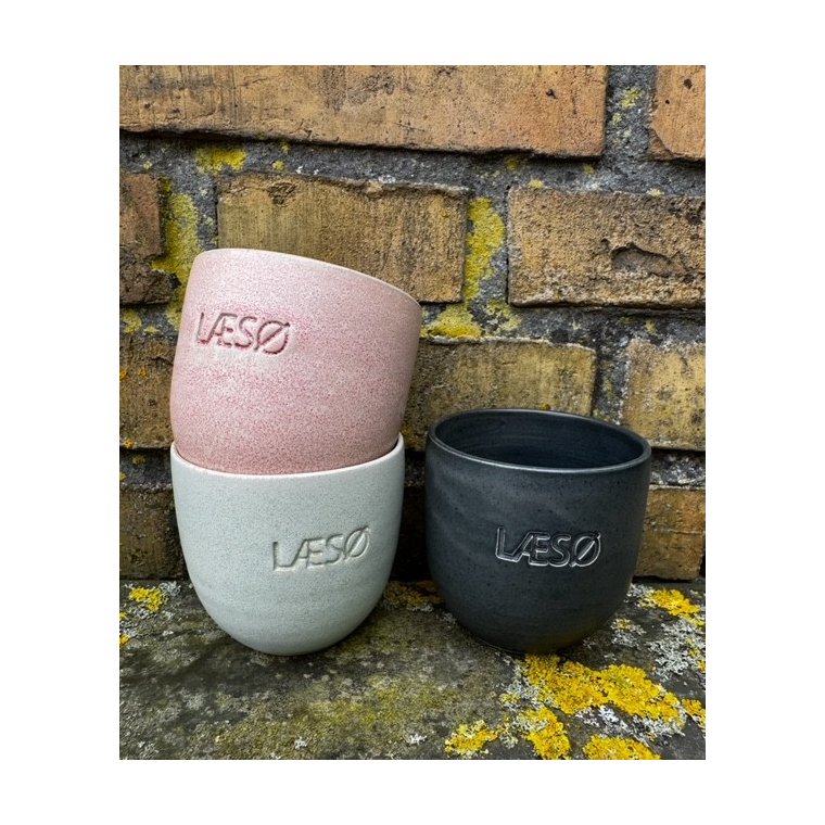 Julie Damhus Studio - Ls keramik kop u/hank - Rosa