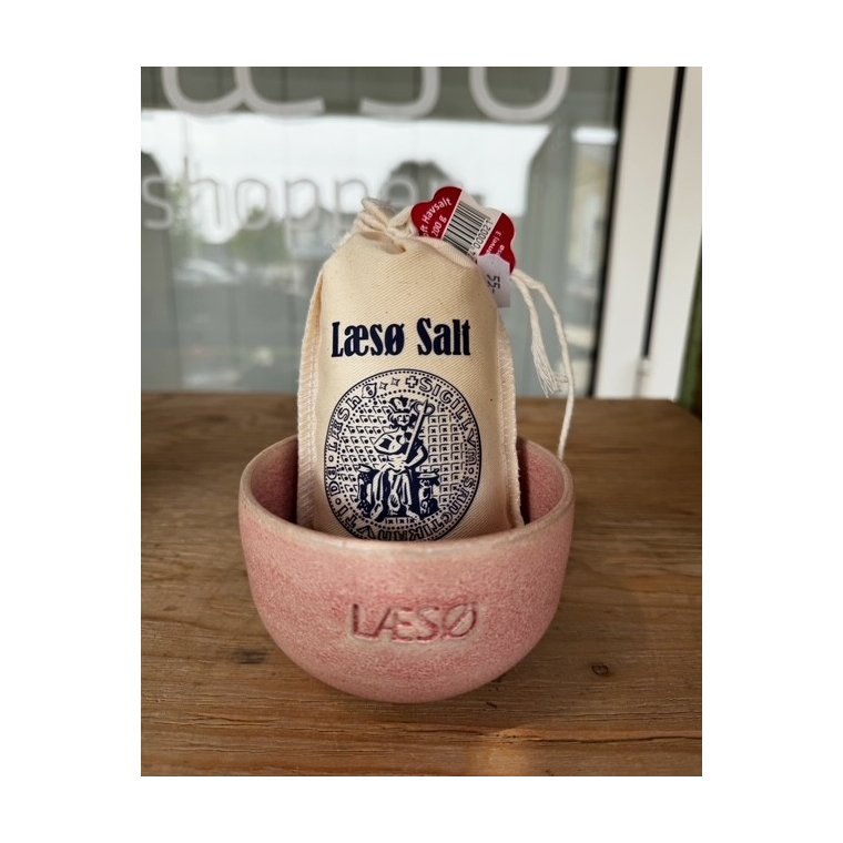 Ls keramik skl rosa + Ls Salt 200g i lrredspose