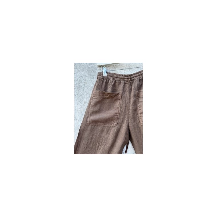 OWN By Basics - 11033 pants w/patch pockets - bark