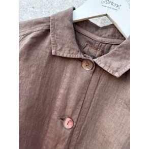 OWN By Basics - 12040 lab coat blouse - bark