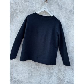 By Basics - 4068 sweather w/small turtleneck l/s - black