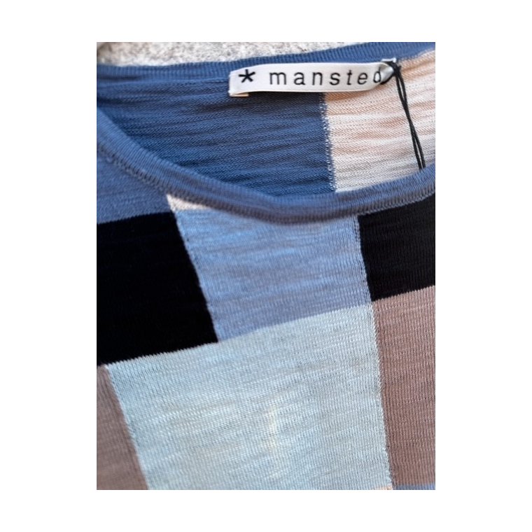 Mansted - cherry - soft blue