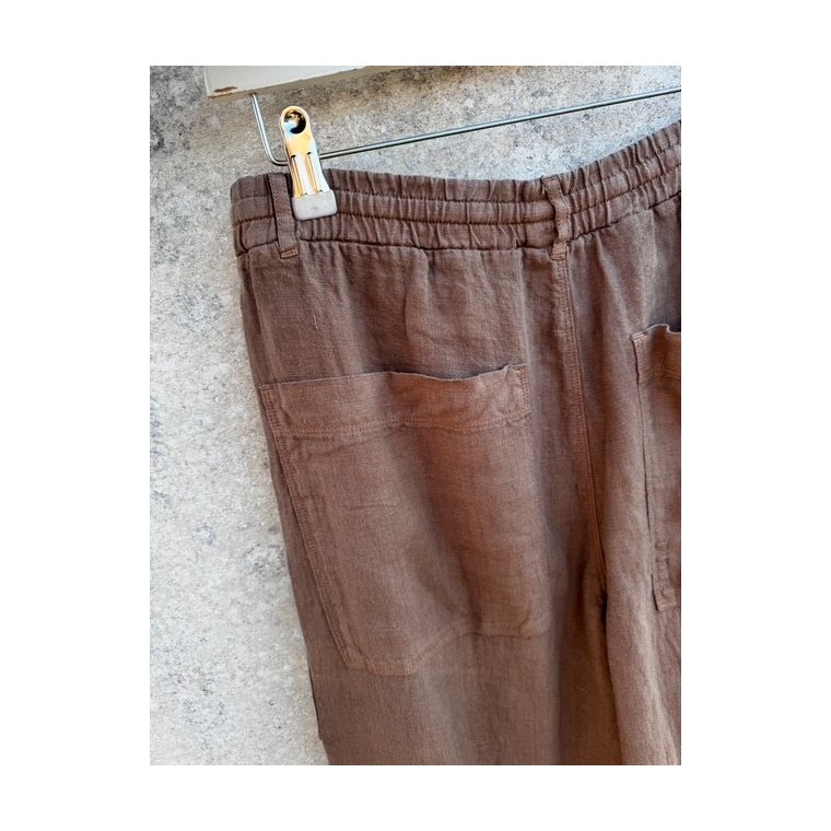 OWN By Basics - 11033 pants w/patch pockets - bark