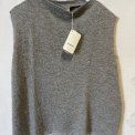 By Basics - 2501 Bubble Wool boxy top - dawn grey melange