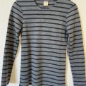By Basics - 4002 Shirt R-Neck L/S - steel grey mel/asphalt