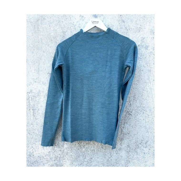 By Basics - 4063 shirt w saddle back - artic melange