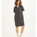 OWN By Basics - 11002 - dress w/neck slit s/s - capers