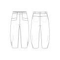 OWN By Basics - 11027 barrel pants - capers