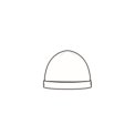 By Basics - 1007 hat, unisex - caviar