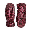 BLACK COLOUR - BCNADINA quilted leo mittens - Wine