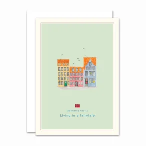 All By Voss - Foldet kort, Danish - Living In A Fairytale