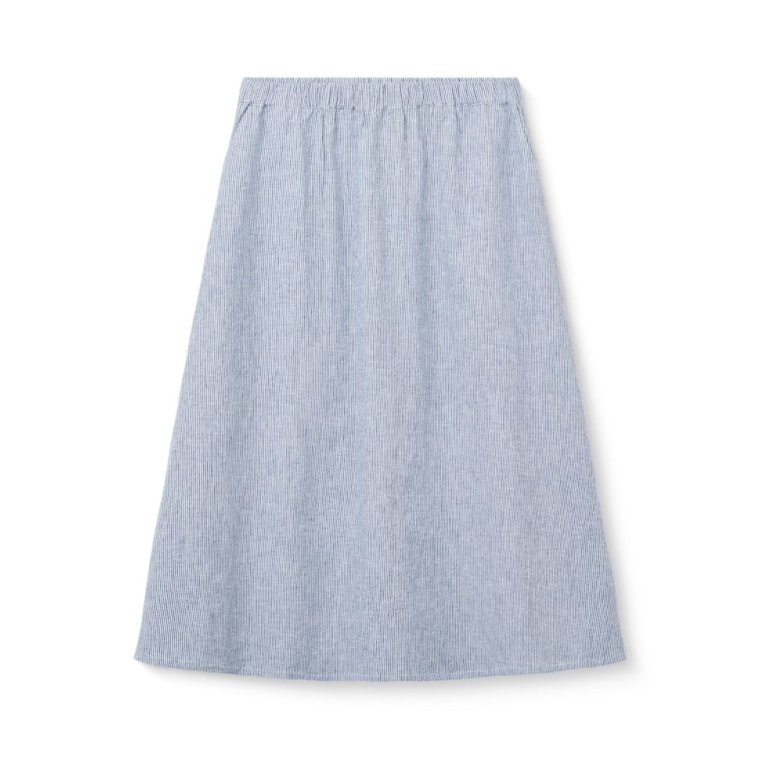 Studio Feder - AGNES SKIRT - COT/LIN - CLASSIC STRIPE