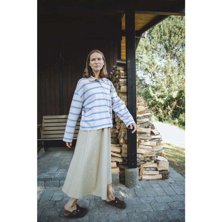 Studio Feder - AGNES SKIRT - COTTON - SAND BEIGE