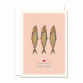 All By Voss - Foldet kort, Danish - Sild P� Stribe