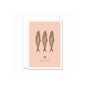 All By Voss - Foldet kort, Danish - Sild P� Stribe