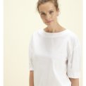 OWN By Basics - 13036 blouse w. sleeve details � s - White