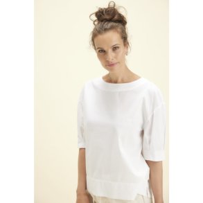 OWN By Basics - 13036 blouse w. sleeve details � s - White